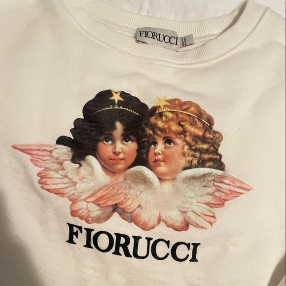 Fiorucci white cropped angel sweater - Picture 3 of 4